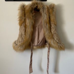 Bebe Faux Fur Vest